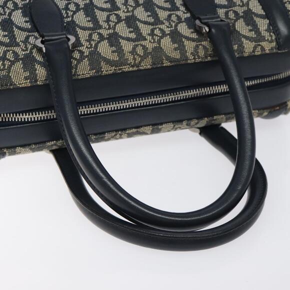 DIOR Trotter Canvas Hand Bag Navy - Picture 7 of 12